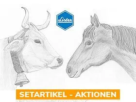 x% LISTER / LISCOP Pferde- / Rinder- Schermaschinen - Aktionen