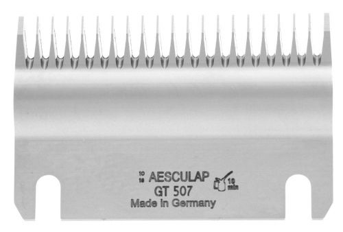 GT 507 AESCULAP Schermesser - Untermesser fein, 21 Zähne Rinderschermesser