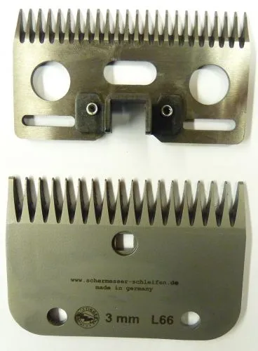 Schermesser L66 (hnlich LISTER / LISCOP LI A 6 und CONSTANTA KERBL 60) Schnitthhe ca. 3 mm - Gattinger Hausmarke