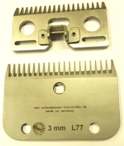Schermesser L77 (hnlich LISTER / LISCOP LI A 7 und CONSTANTA KERBL 70) Schnitthhe ca. 3 mm - Gattinger Hausmarke