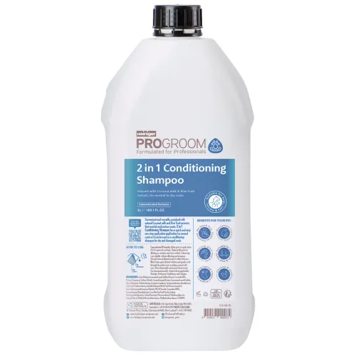 HEINIGER ProGroom 2-in-1 Conditioning Hundeshampoo, 5L