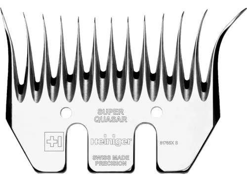 HEINIGER Super Quasar Run-In Unterkamm Schermesser / Schafschermesser - Standard Kammplatte SCHAFE