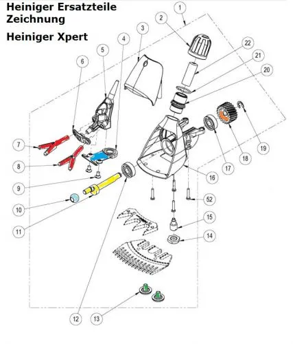 Heiniger Ersatzteile fr Heiniger Xpert und Xpert 2-Speed - siehe Beschreibung, Auswahl