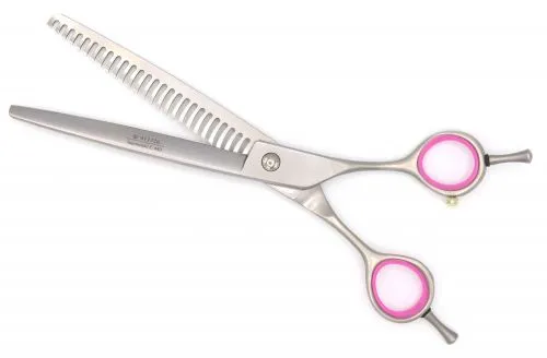 GATTINGER 17 cm Effilierschere / Modellierschere einseitig gezahnt, 26 Zhne,  aus Japanstahl