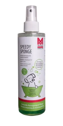 Moser Trockenshampoo Speedy Sponge fr Hunde & Katzen, LAVENDEL / KAMILLE, 250 ml 2999-7620