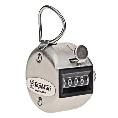 TopMan Schurzhler Hand Tally Counter Stckzhler Handzhler Zhluhren - made in Japan