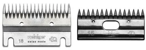 HEINIGER Schermesser - Set fr sehr dichtes Fell 18/15 Zhne