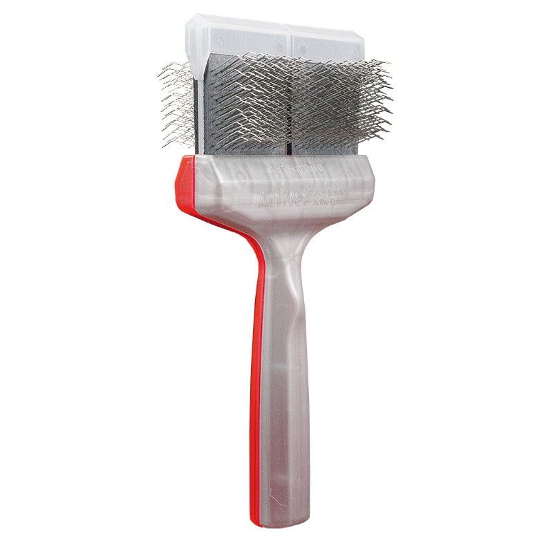 Activet Duo Pro Aktiv Burste Undercoater Rot Silber Grossenauswahl