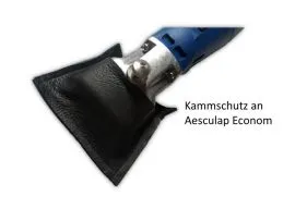 Filz / Leder Kammschutz Schermesserschutz Schutzhlle fr Kammplatten, Kammtasche