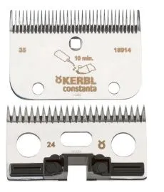 18914 CONSTANTA Schermesser R2 - Schermesser-Set für Constanta Rodeo 24/35 Zähne, für die Pferde Standardschur (fein)