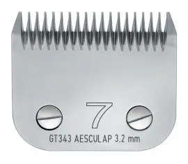 GT 343 AESCULAP Size 7 - 3,2 mm Snap On Scherkopf, grob