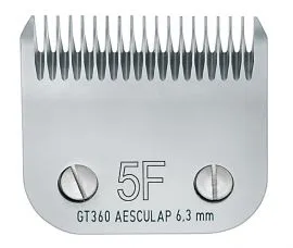 GT 360 AESCULAP Size 5F - 6,3 mm Snap On Scherkopf, fein