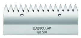 GT 501 AESCULAP Schermesser -  Obermesser fein, 15 Zähne Pferdeschermesser / Rinderschermesser