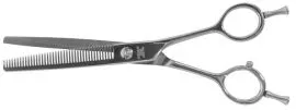 Kerbl f. AESCULAP GTA205 Hundeschere Effilierschere / Modellierschere 17 cm 6,5 , 40 Zhne, einseitig gezahnt