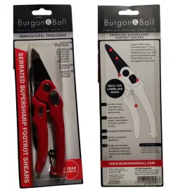 Klauenschere Burgon &  Ball fr Schafe / Alpaka aus England mit Zahnung