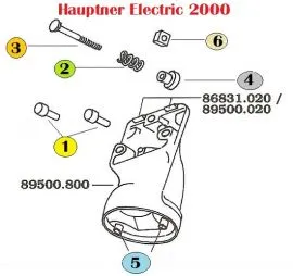 Hauptner Ersatzteile fr Electric 2000, Auswahl