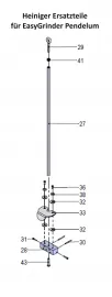 HEINIGER Ersatzteile fr Heiniger Pendulum (Pendel der Heiniger Easy Grinder Schleifmaschine) - siehe Beschreibung, Auswahl