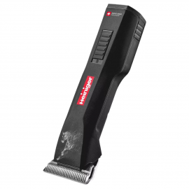 HEINIGER Saphir Horse Akku-Schermaschine 7.4V mit 2 Akku u. Heiniger Scherkopf # 10WF 1,5 mm