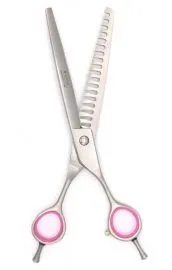 GATTINGER 17,0 cm Effilierschere / Modellierschere einseitig gezahnt, 18 Zhne aus Japanstahl