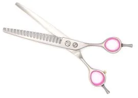 GATTINGER 17,0 cm Effilierschere / Modellierschere einseitig gezahnt, 18 Zhne aus Japanstahl