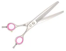 GATTINGER 17 cm Effilierschere / Modellierschere einseitig gezahnt, 26 Zhne,  aus Japanstahl