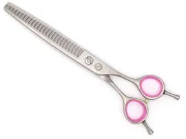 GATTINGER 17 cm Effilierschere / Modellierschere einseitig gezahnt, 26 Zhne,  aus Japanstahl