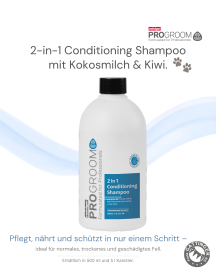 HEINIGER ProGroom 2-in-1 Conditioning Hundeshampoo, 5L