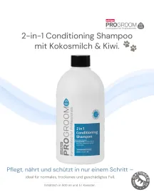 HEINIGER ProGroom 2-in-1 Conditioning Hundeshampoo, 500 ml
