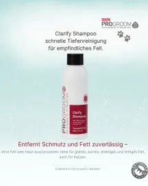 HEINIGER ProGroom Clarify Hundeshampoo, 125 ml