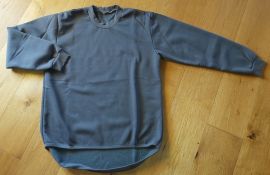 Longsleeve Sweatshirt für Schafscherer Rundhals in grau by F. Riedel - made in Germany