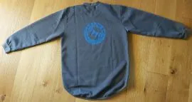 Longsleeve Sweatshirt fr Schafscherer Rundhals in grau by F. Riedel - made in Germany