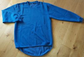 Longsleeve Sweatshirt für Schafscherer Rundhals in blau by F. Riedel - made in Germany