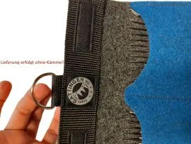 Hochwertige Filz-Kammtasche (Comb Pouch) / Unterkammtasche zur Aufbewahrung von 6-12 Schafscherkmmen mit Farbauswahl