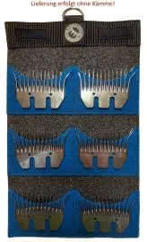 Hochwertige Filz-Kammtasche (Comb Pouch) / Unterkammtasche zur Aufbewahrung von 6-12 Schafscherkmmen mit Farbauswahl