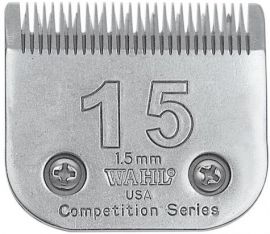 Wahl # 15, 1,5 mm 02357-116 Competition Series Scherkopf