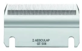 GT 508 AESCULAP Schermesser - Untermesser, 51 Zähne Rinderschermesser (EUTER) / Pferdeschermesser / Industrieschermesser (z. B. Pelzschur), 0,1 mm Schnitthöhe