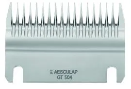 GT 504 AESCULAP Schermesser - Untermesser grob, 18 Zähne Rinderschermesser / Schafschermesser