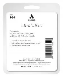 andis Size T-84 UltraEdge Scherkopf, 2,4 mm, Extra breites T-Messer
